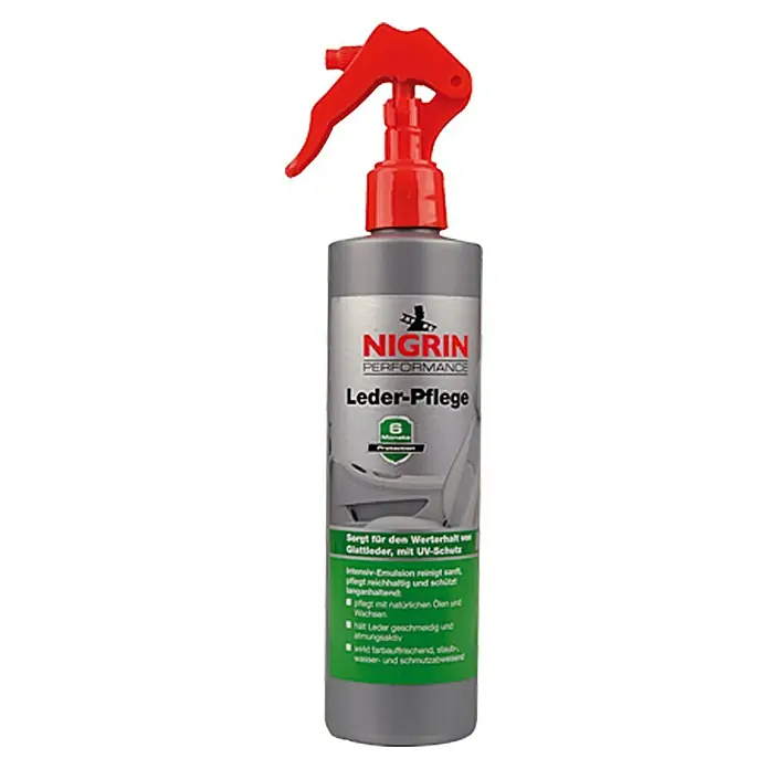 Nigrin Performance Lederpflege - 300 ml, Geeignet für: Glattleder - Vorderansicht