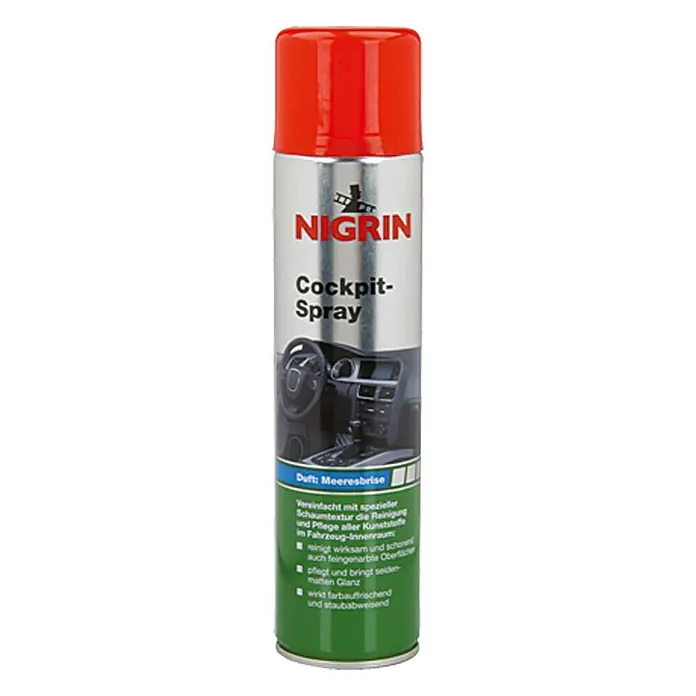Nigrin Cockpit-Spray - 400 ml, Meeresbrise - Vorderansicht