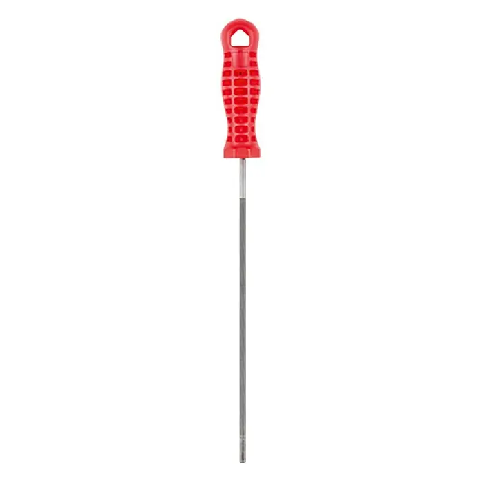 Wisent Kettensägefeile - Durchmesser: 4,8 mm, Länge Feilenblatt: 200 mm - Vorderansicht
