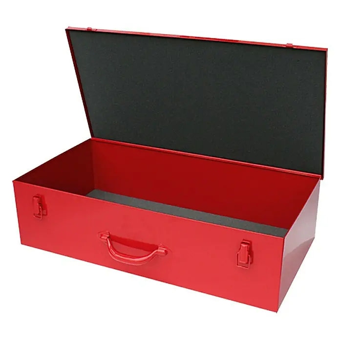 BAUHAUS Toolbox - 62 x 32 x 16,5 cm, Geeignet für: Winkelschleifer, Stahl - Anwendungsbeispiel