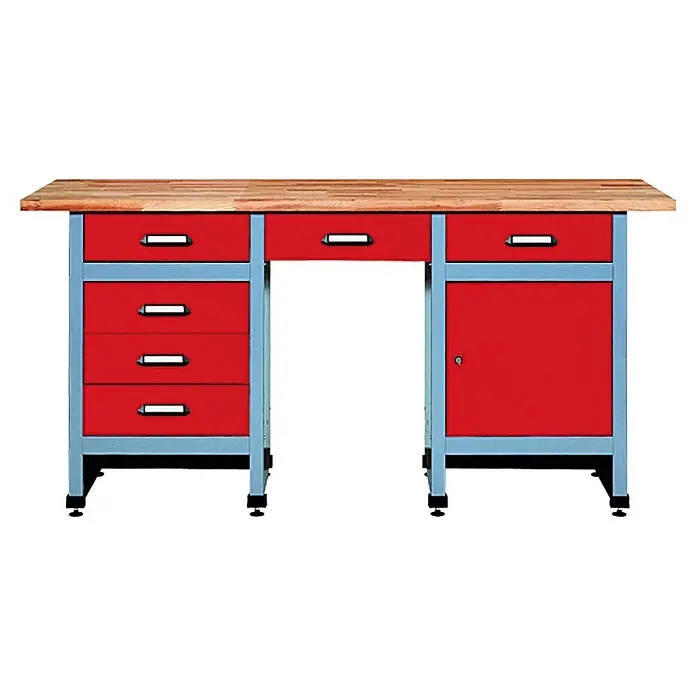 Küpper Radni stol - D x Š x V: 60 x 170 x 84 cm, Broj ladica: 6 Kom.