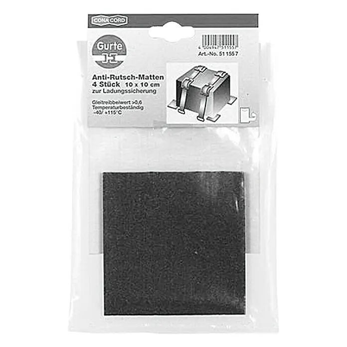 Conacord Antirutschmatte - 100 x 100 mm, Temperaturbereich: -40 °C bis +115 °C