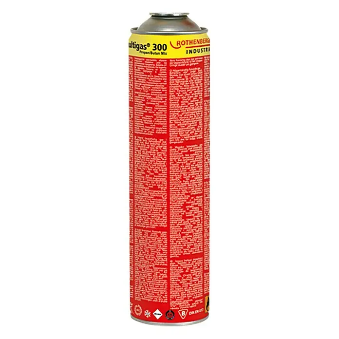 Rothenberger Industrial Multigas 300 - 600 ml, Maksimalna temperatura: 2.100 °C - Pogled sprijeda