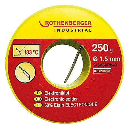 Rothenberger Industrial  Elektroniklot Sn60Pb40