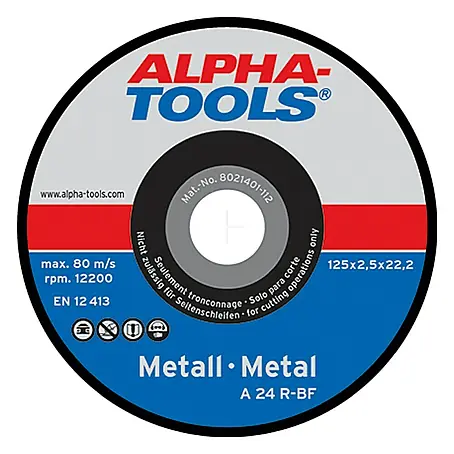 Alpha Tools  Trennscheibe A 24R-BF