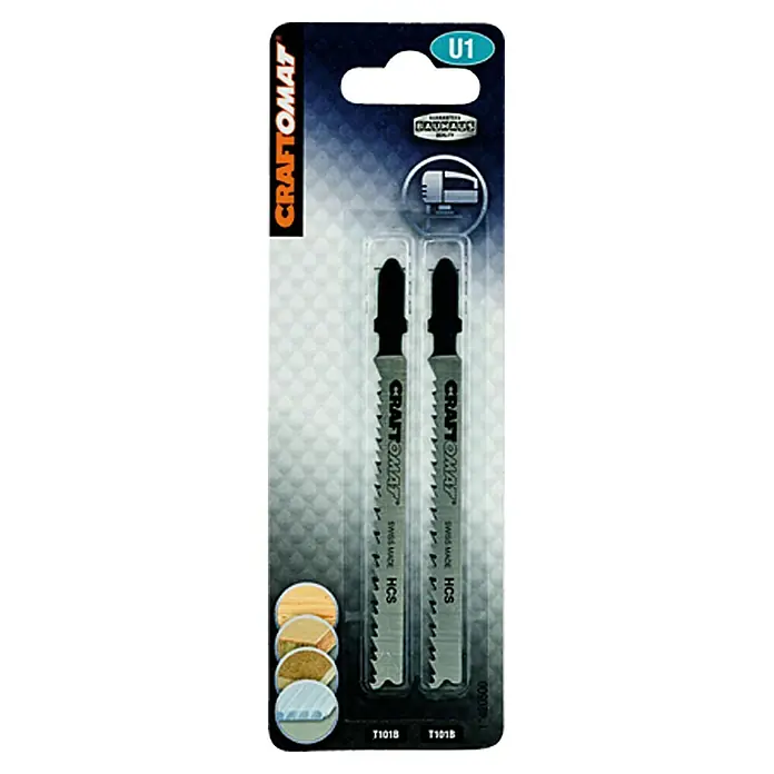 Craftomat List za ubodnu pilu T 101 B - Meko drvo / plastični materijali, 2 -dij., T-završetak - Pogled sprijeda