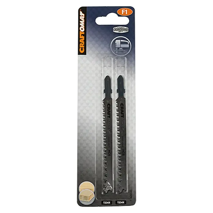 Craftomat List za ubodnu pilu T 234 X - Meko drvo / ploča od iverice, 2 -dij., T-završetak