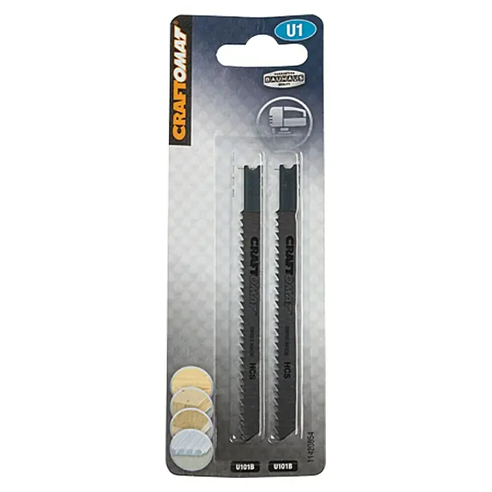 Craftomat List za ubodnu pilu U 101 B - Meko drvo / plastični materijali, 2 -dij., Univerzalni završetak