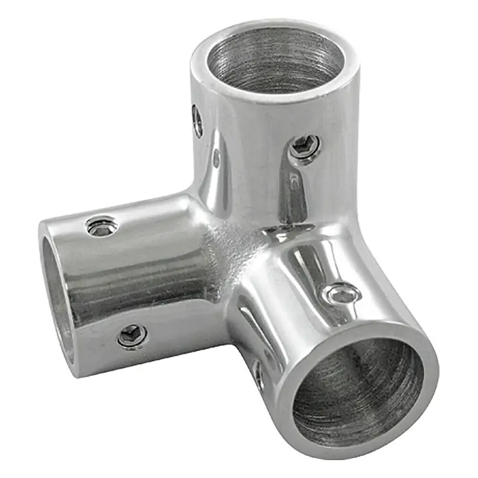 Relingverbindung - Durchmesser: 22 mm, Edelstahl - Vorderansicht