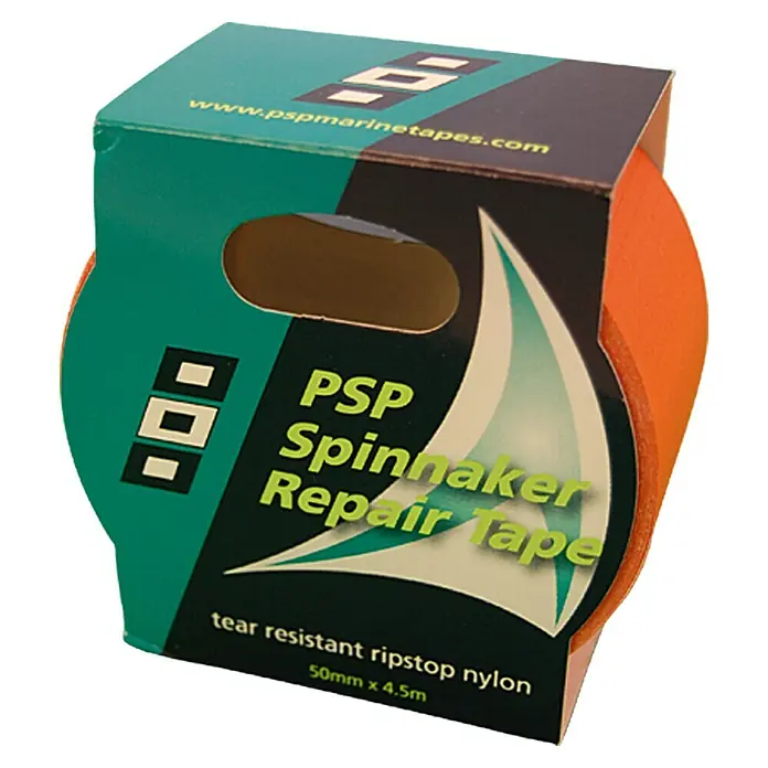 PSP Spinnakertape - Orange, 4,5 m x 50 mm - Rechte Seitenansicht
