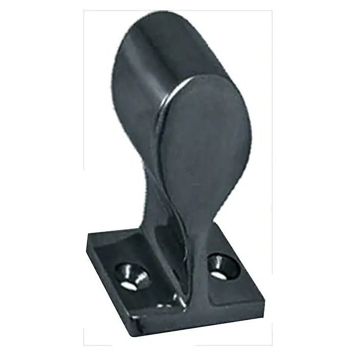 Marinetech Handlaufendstück - 25 mm, Höhe: 45 mm, 60 °, Edelstahl, A4 - Linke Seitenansicht