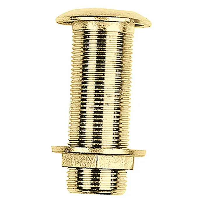 Borddurchlass - 75 mm, 1″, Messing - Vorderansicht
