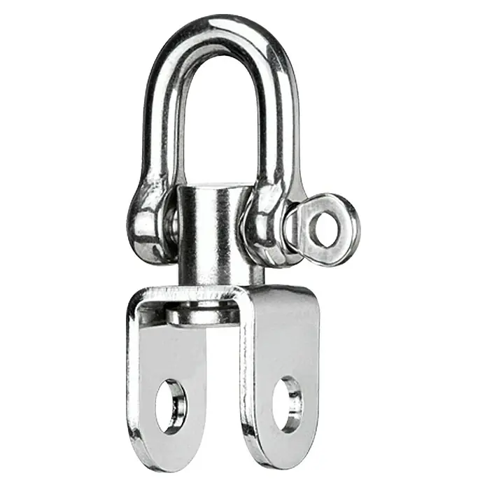 Sprenger Wirbelschäkel - Schotstärke: 12 mm, Edelstahl - Linke Seitenansicht