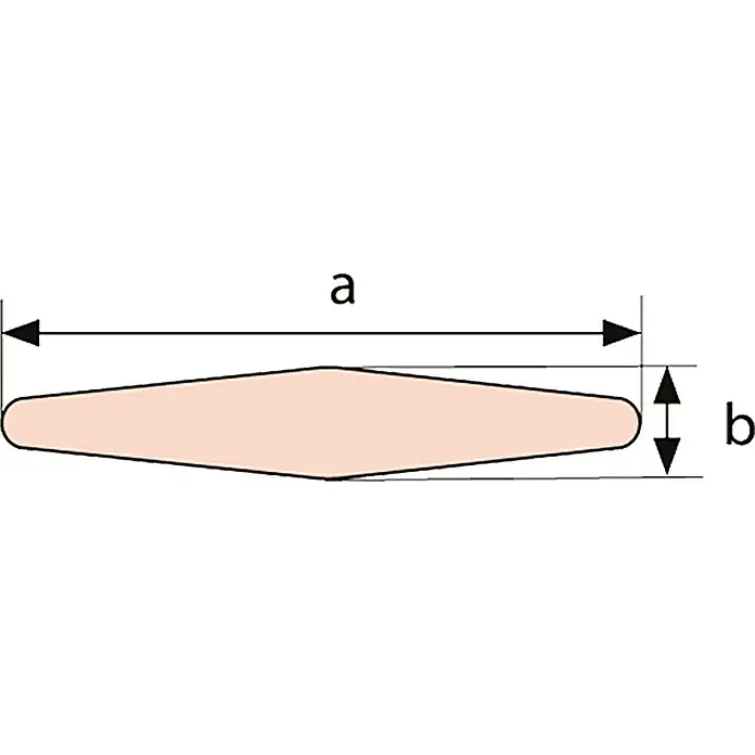 Segellatte - 2 m x 30 mm, Kunststoff