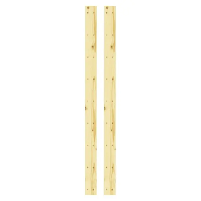 Regalux Regalsystem Heavy Sustav bočnih profila - Visina: 110 cm, 2 Kom., Drvo