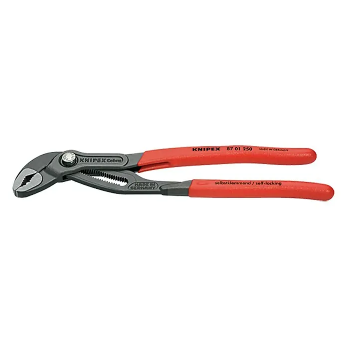 Knipex Kliješta papagajke Cobra - Duljina: 250 mm - Pogled sprijeda