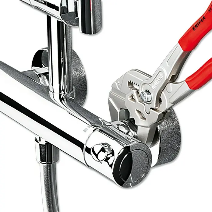 Knipex Zangenschlüssel - Greifkapazität Muttern: 46 mm, Vernickelt, Kunststoff überzogen