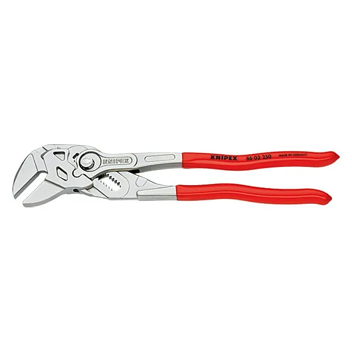 Knipex Kliješta-ključ - Veličina hvatanja matice: 46 mm, Poniklano, Presvučeno plastikom - Pogled sprijeda