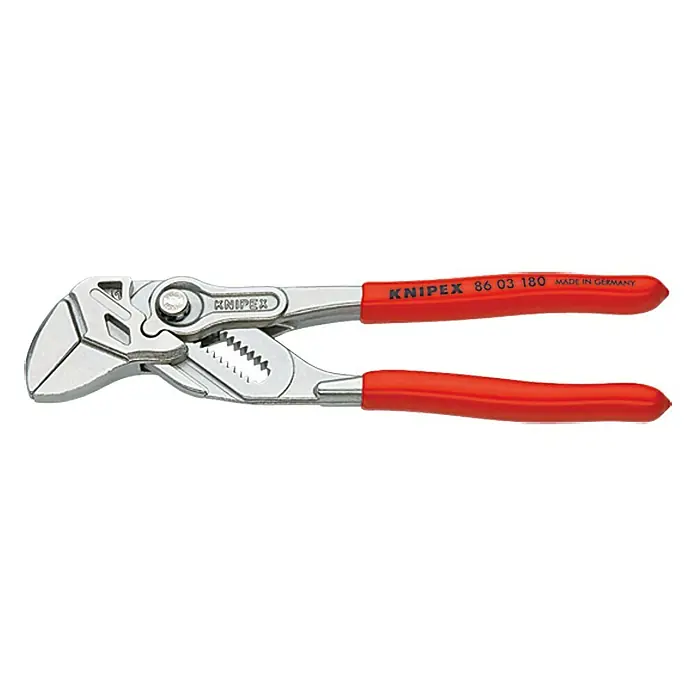 Knipex Kliješta-ključ - Veličina hvatanja matice: 35 mm, Poniklano, Presvučeno plastikom - Pogled sprijeda