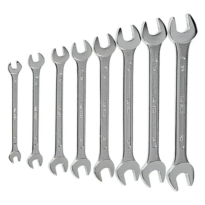 Alpha Tools Set de llaves fijas de doble boca - 8 pzs., 6 - 22 mm