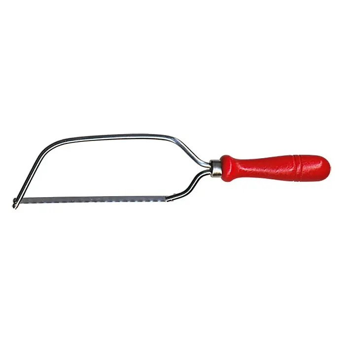 Wisent Mala pila za metal - Duljina lista: 150 mm, Materijal ručke: Drvo - Pogled sprijeda