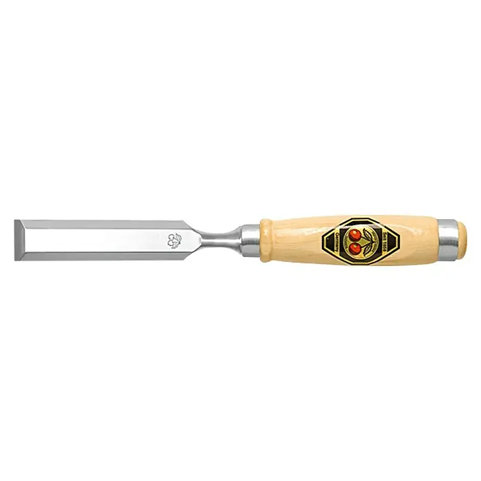 Kirschen Stechbeitel - Klingenbreite: 10 mm, Schneidwinkel: 25 °, 61 HRC - Ansicht von oben