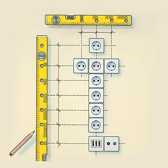 Stabila Wasserwaage Typ 70 electric - Länge: 120 cm, Anzahl Libellen: 2 Stk.
