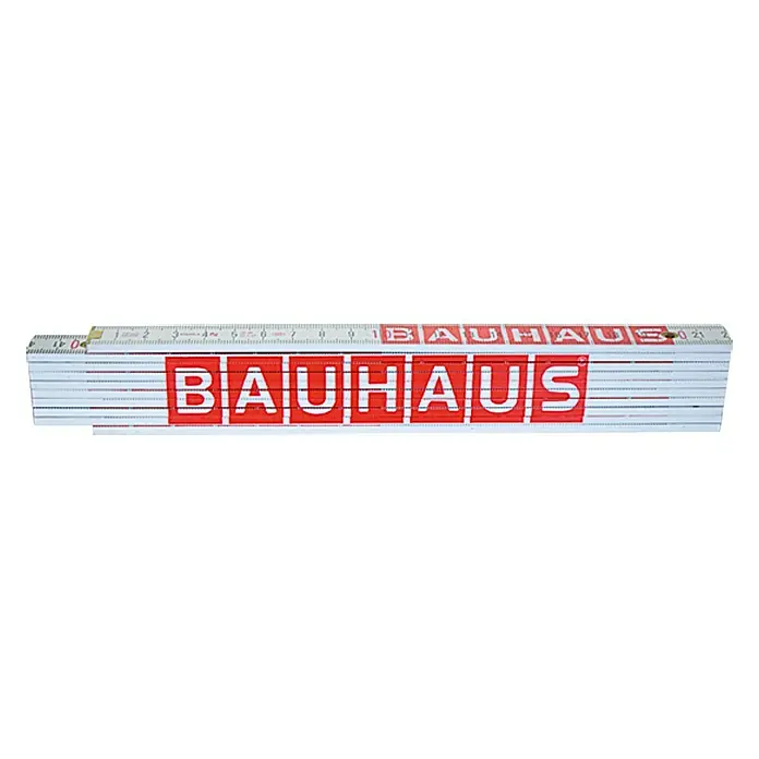 BAUHAUS Zidarski metar - 2 m - Pogled s lijeve strane