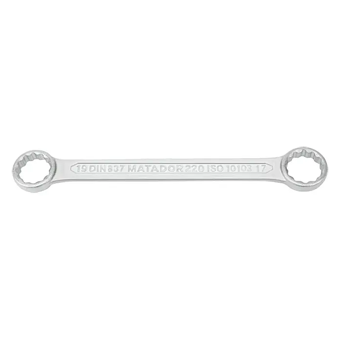 Matador Llave de anillo doble - 6 x 7 mm, DIN 837 - Vista descendente