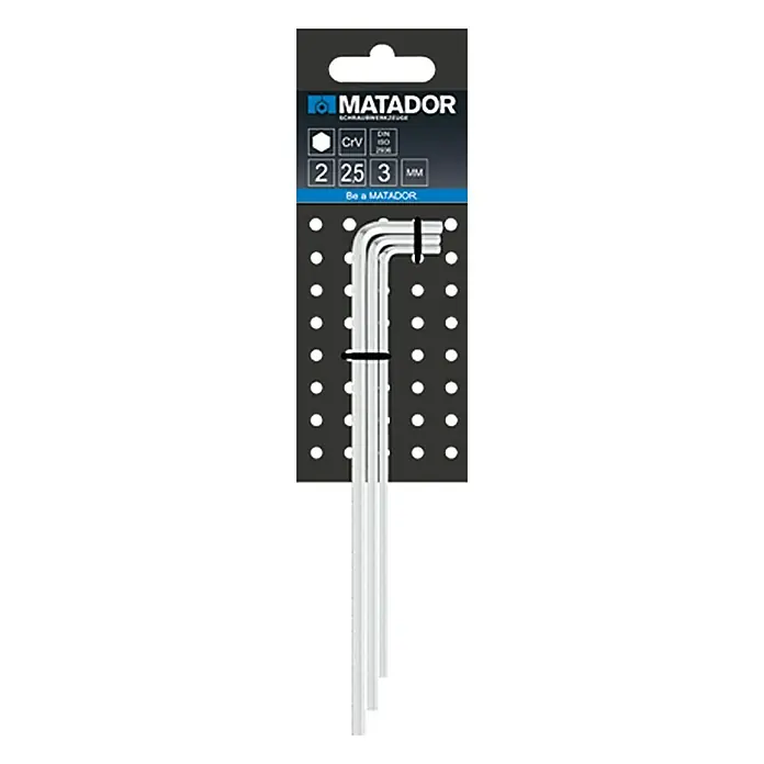 Matador Set imbus ključeva dugi - 3 -dij., 2 - 3 mm - Pogled odozgo