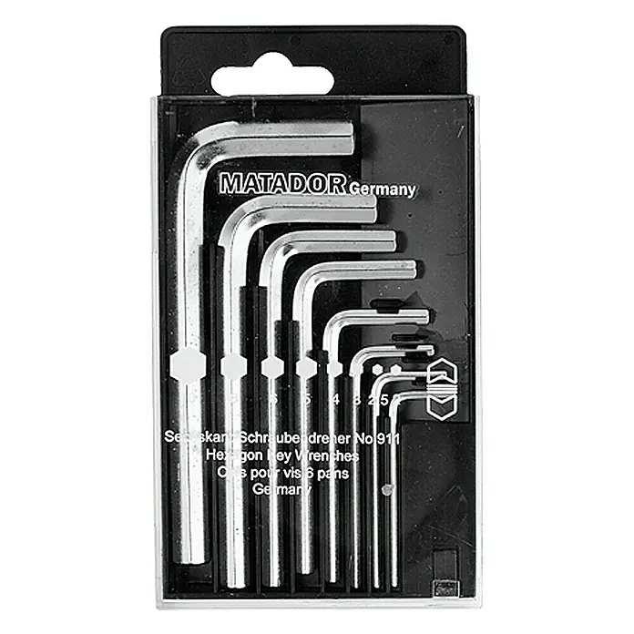 Matador Set imbus ključeva - 8 -dij., s plastičnom kutijom, Unutarnji TORX