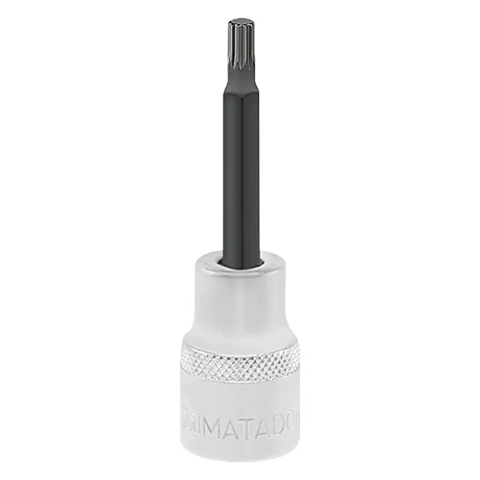 Matador Umetak za nasadni ključ - M10, Unutarnji zubac XZN, ½″ - Pogled odozgo