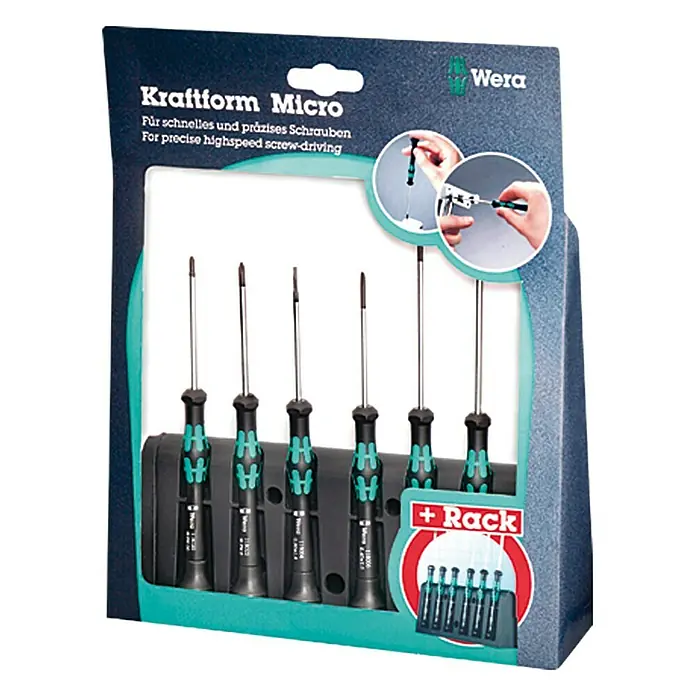 Wera Schraubendreher-Satz Kraftform Micro 2035/6 - 6 -tlg.