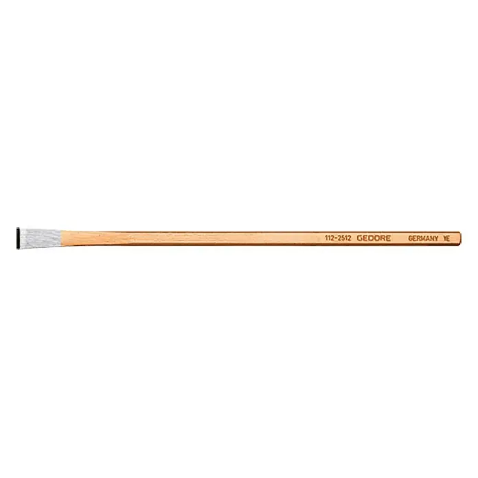 Wisent Elektrikermeißel - 250 x 12 mm, 4-Kant - Vorderansicht