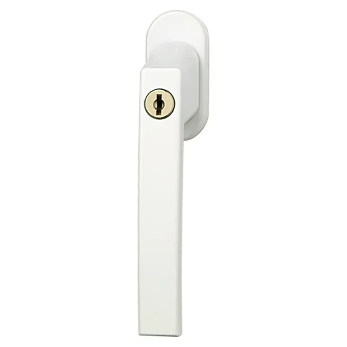 Abus Fenstergriff FG 210 - Weiß, Abschließbar - Vorderansicht