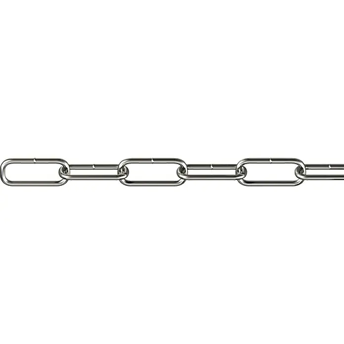 Stabilit Čelični lanac po metru - 3 mm, Plemeniti čelik - Pogled odozgo
