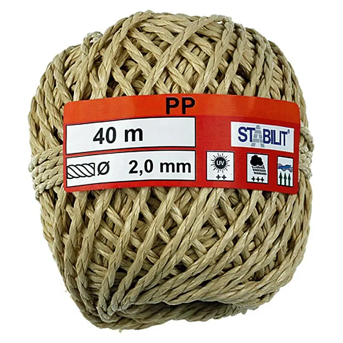 Stabilit Bindfaden - Seillänge: 40 m, Durchmesser: 2 mm - Vorderansicht