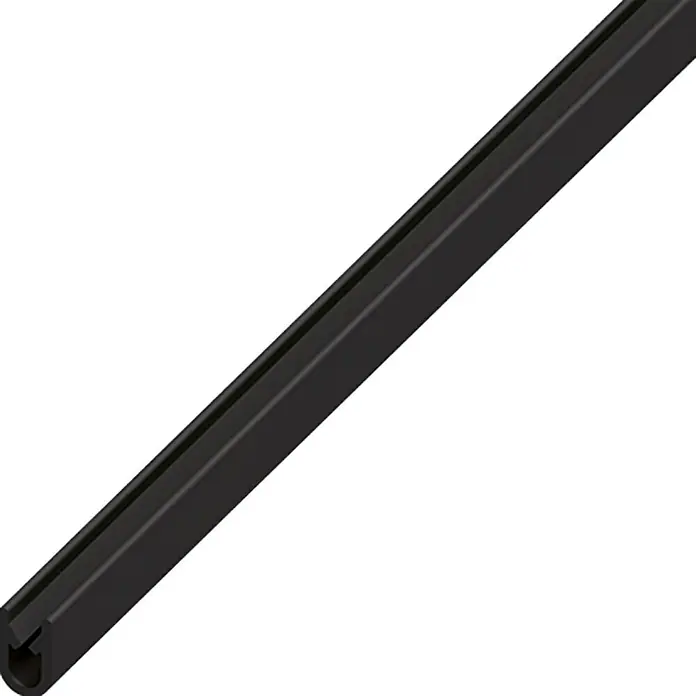 Kantoflex Kantenschutz Dichtung - Schwarz, 2.500 x 9,5 x 6,5 mm - Linke Seitenansicht