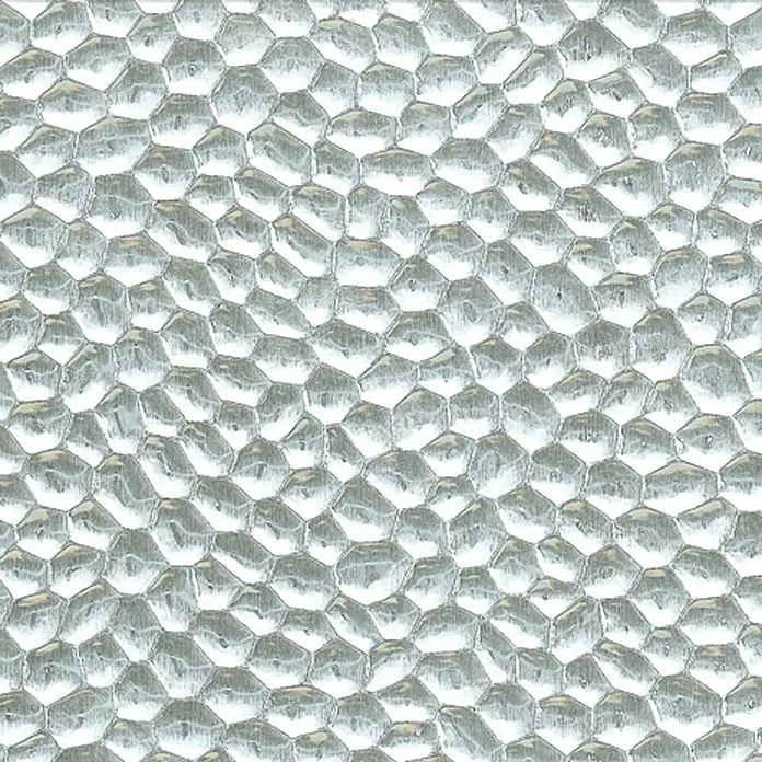 Kantoflex Ploča s reljefom - D x Š: 1.000 x 120 mm, Debljina: 0,5 mm, Izrađeno čekićem - Pogled s lijeve strane