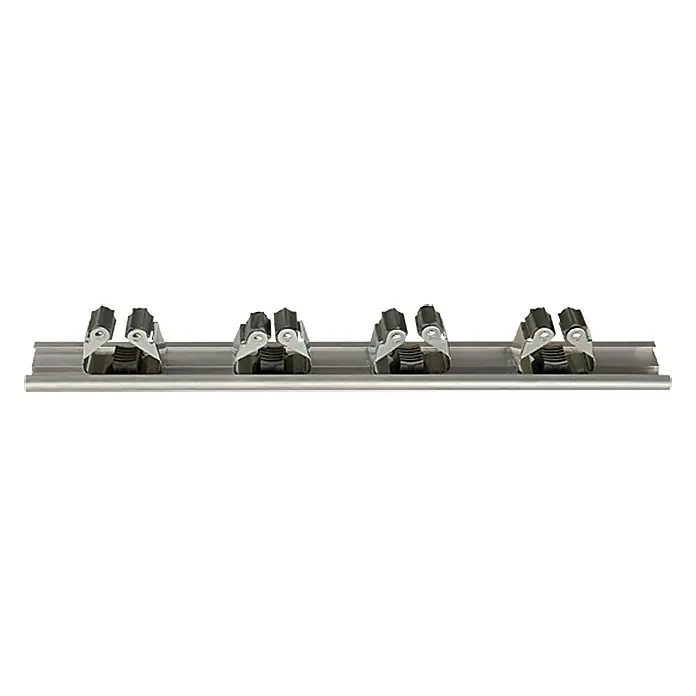 Geräteleiste - Aluminium - Ansicht von oben
