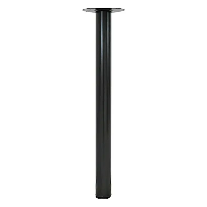 Element System Postolje za namještaj - Ø x D: 60 x 800 mm, Nosivost: 75 kg, Boja: Crne boje - Pogled sprijeda