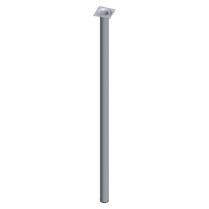 Element System Postolje za namještaj - Ø x D: 30 x 800 mm, Nosivost: 50 kg, Krom - Pogled sprijeda