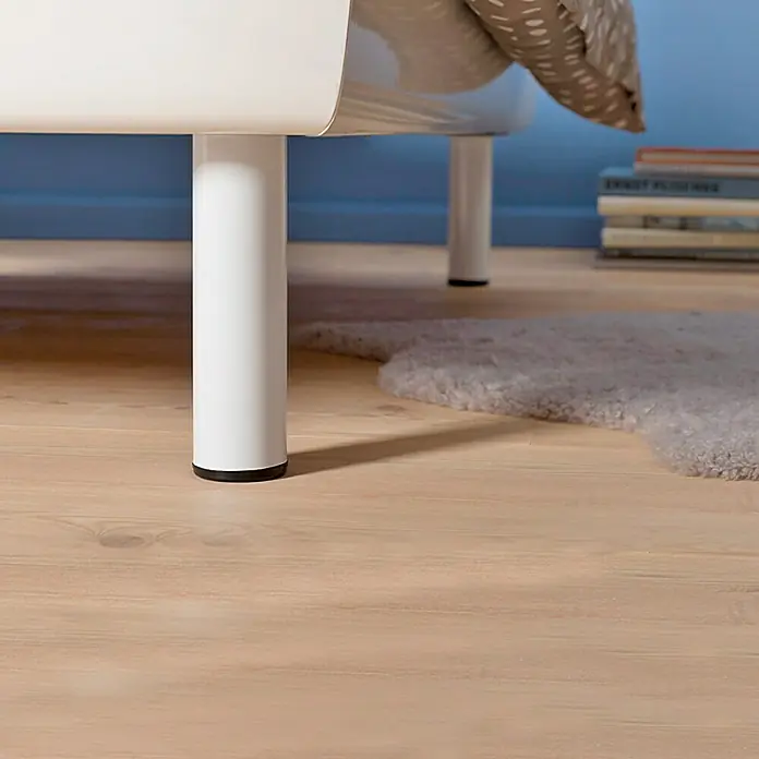 Element System Postolje za namještaj - Ø x D: 60 x 200 mm, Nosivost: 75 kg, Boja: Plemeniti čelik - Pogled sprijeda
