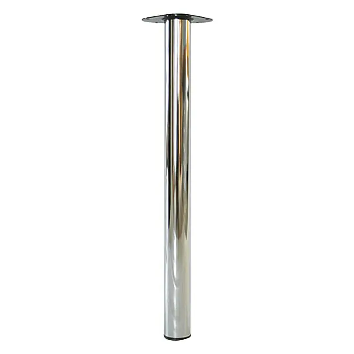 Element System Postolje za namještaj - Ø x D: 60 x 800 mm, Nosivost: 75 kg, Boja: Krom - Pogled sprijeda