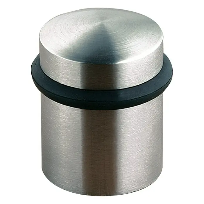 Portaferm Tope de puerta - Acero inoxidable, Diámetro: 25 mm