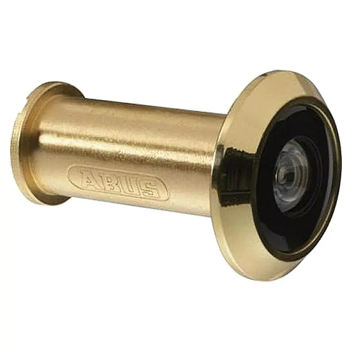 Abus Špijunka za vrata 2200 - Pozlaćeno, Debljina vrata: 35 mm - 53 mm, Mjed - Pogled sprijeda