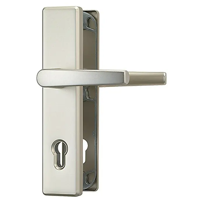 Abus Schutzbeschlag KLN 314 - Wohnungsabschlusstür, Aluminium, Türstärke: 37 mm - 47 mm, Drücker beidseitig - Vorderansicht