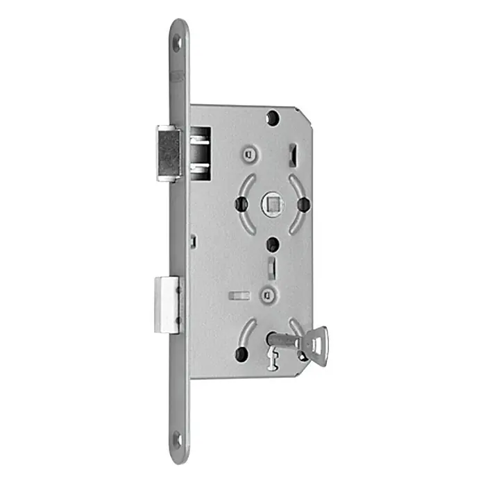 Stabilit Zimmertür-Einsteckschloss - Links, Stulpfarbe: Silber