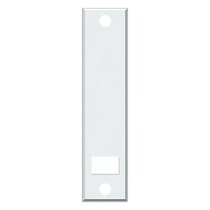 Schellenberg Abdeckplatte Standard - Weiß, Lochabstand: 160 mm, Gurtbreite: 23 mm - Vorderansicht