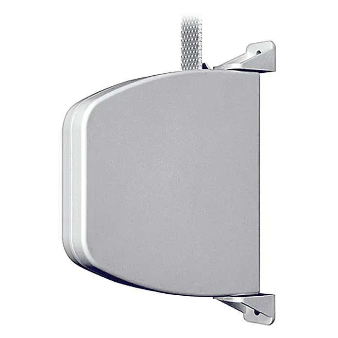 Schellenberg Aufschraubwickler Mini - L x B x H: 159 x 120 x 22 mm, Gurtbreite: 14 mm, Weiß - Vorderansicht